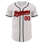 Maillot de baseball blanc personnalisé violet-or authentique Maillot de baseball blanc personnalisé violet-or authentique
