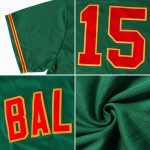 Maillot de baseball noir avec motif d'éclaboussures, motif 3D personnalisé, motif dégoulinant Vegas, or authentique Maillot de baseball noir avec motif d'éclaboussures, motif 3D personnalisé, motif dégoulinant Vegas, or authentique