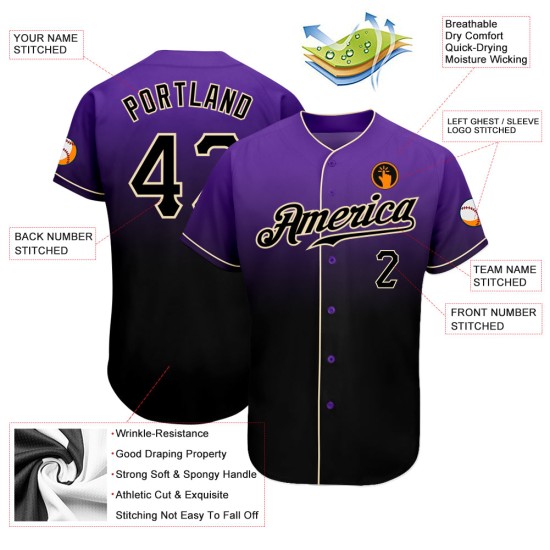Maillot de baseball personnalisé à rayures fines bleu marine et blanc, or authentique Maillot de baseball personnalisé à rayures fines bleu marine et blanc, or authentique