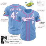 Maillot de baseball authentique à rayures fines, personnalisé, noir et blanc, blanc Maillot de baseball authentique à rayures fines, personnalisé, noir et blanc, blanc