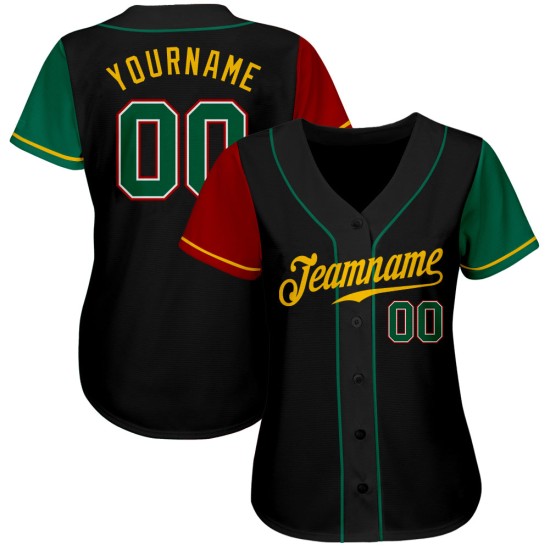 Maillot de baseball personnalisé à rayures fines, authentique, doré, noir et ancien. Maillot de baseball personnalisé à rayures fines, authentique, doré, noir et ancien.