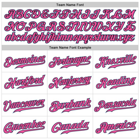 Motif de baseball authentique 3D, maillot noir et rose personnalisé, motif fléchette ardente Motif de baseball authentique 3D, maillot noir et rose personnalisé, motif fléchette ardente