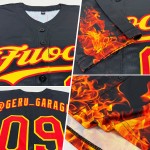 Maillot de baseball Aqua Authentic Orange-Blanc personnalisé Maillot de baseball Aqua Authentic Orange-Blanc personnalisé