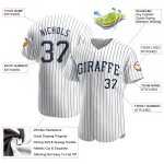 Maillot de baseball personnalisé blanc-rouge authentique royal Maillot de baseball personnalisé blanc-rouge authentique royal