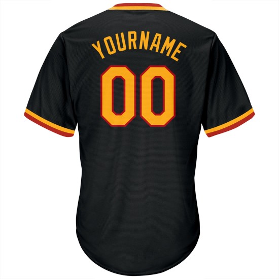 Maillot court de baseball rouge et blanc pour femme, col en V, noir, personnalisé Maillot court de baseball rouge et blanc pour femme, col en V, noir, personnalisé