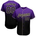 Maillot de baseball rouge personnalisé noir authentique Maillot de baseball rouge personnalisé noir authentique