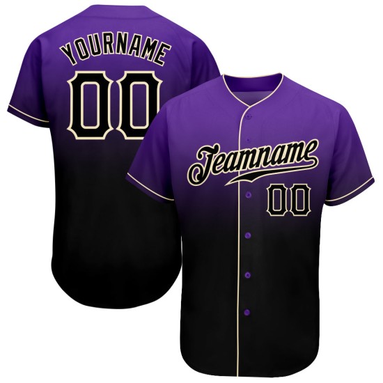 Maillot de baseball rouge personnalisé noir authentique Maillot de baseball rouge personnalisé noir authentique