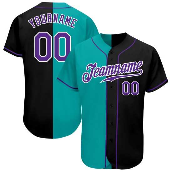 Maillot de baseball authentique à rayures fines, manches raglan bleu marine clair, blanc et bleu marine Maillot de baseball authentique à rayures fines, manches raglan bleu marine clair, blanc et bleu marine