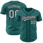 Maillot de baseball personnalisé rouge authentique à rayures noires et crème Maillot de baseball personnalisé rouge authentique à rayures noires et crème