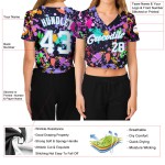 Maillot de baseball personnalisé blanc authentique, noir, arc-en-ciel et rose, rayures 3D Maillot de baseball personnalisé blanc authentique, noir, arc-en-ciel et rose, rayures 3D